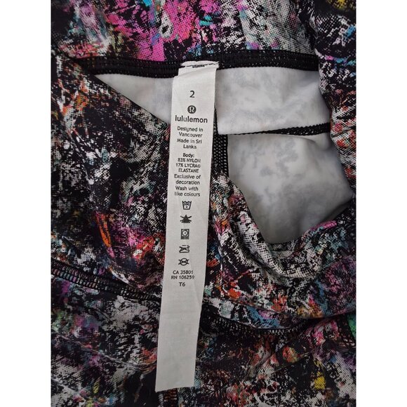 Lululemon Vitalize Nulux Fast & Free Crop II 19" Athletic Leggings Women's Sz 2 - Picture 9 of 11